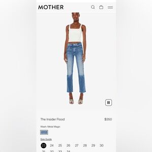 Mother Jeans: Insider Flood